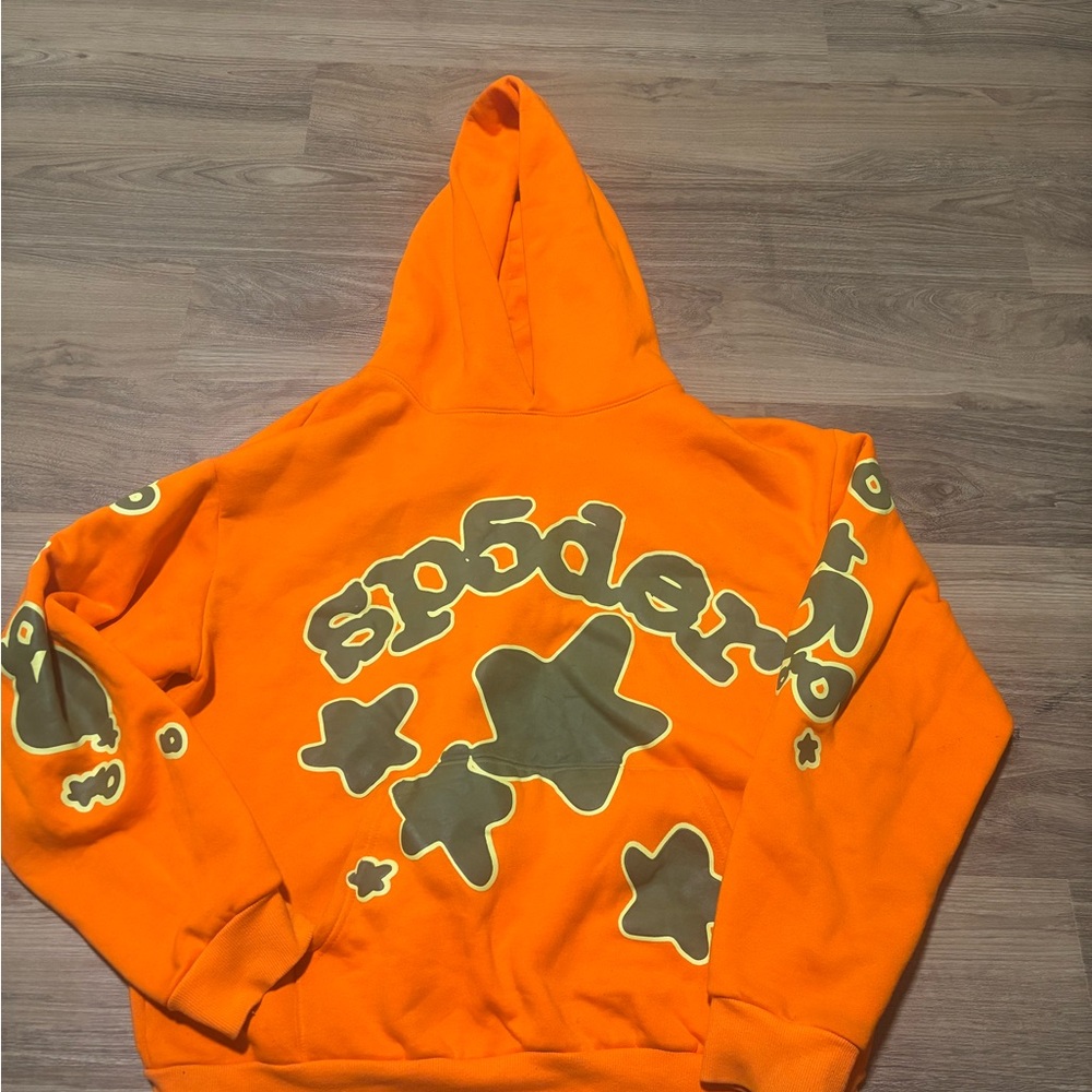 Sp5der Beluga Hoodie Orange